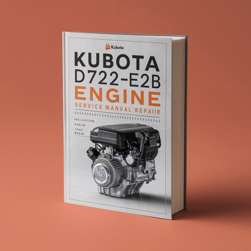 Manual de servicio y reparación del motor WSM de Kubota D722-E2B