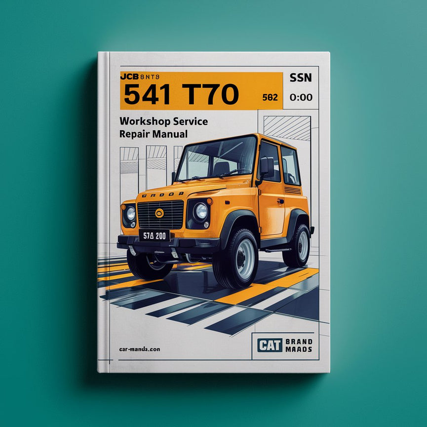 Manual de servicio del taller JCB 541 T70 SN 1508000 en adelante