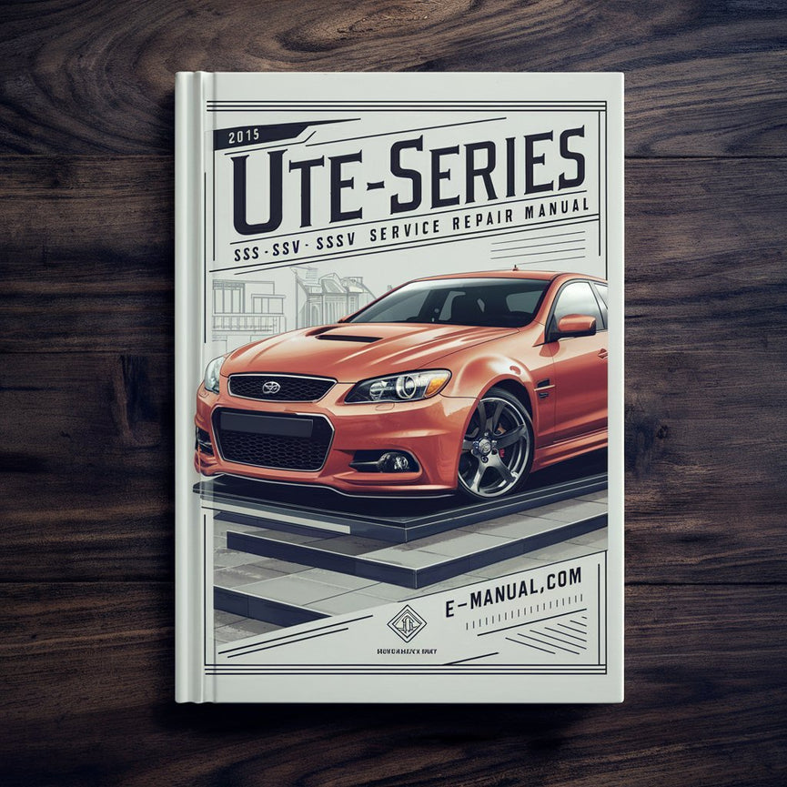 Manual de servicio del taller de la serie UTE VF SS SS-V SV6 2013-2015