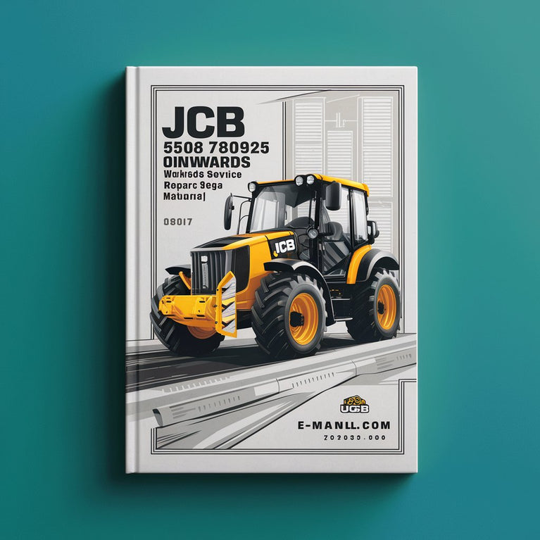 Manuel d'entretien et de réparation d'atelier JCB 5508 780925 et suivants