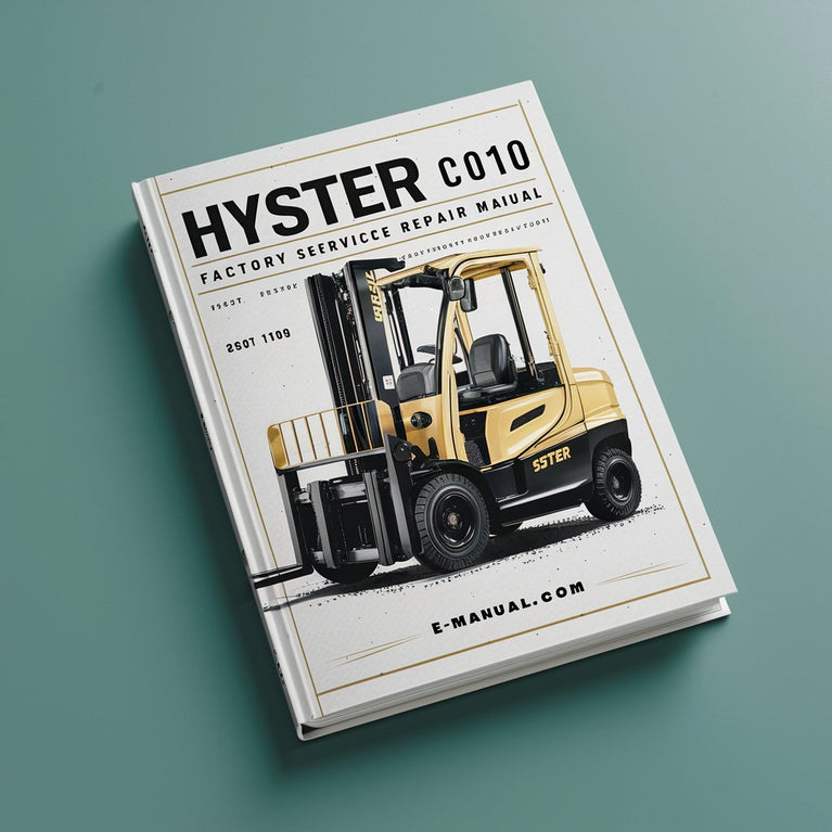 Manuel de réparation et d'entretien d'usine du chariot élévateur Hyster C010