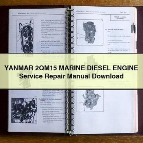 Manuel de réparation et d'entretien du moteur diesel marin YANMAR 2QM15