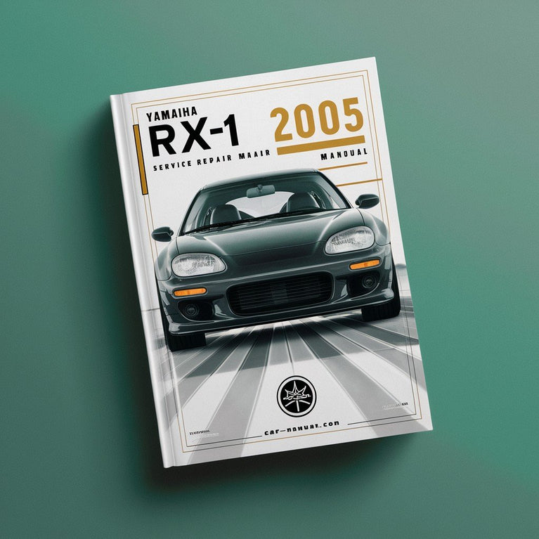 Yamaha RX-1 (2003-2005) Service Repair Manual