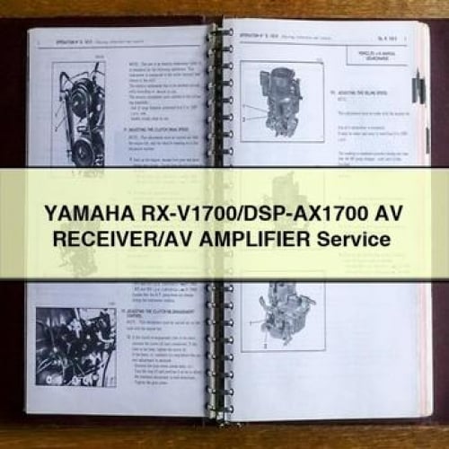 Yamaha RX-V1700/DSP-AX1700 AV Receiver Service Repair Manual