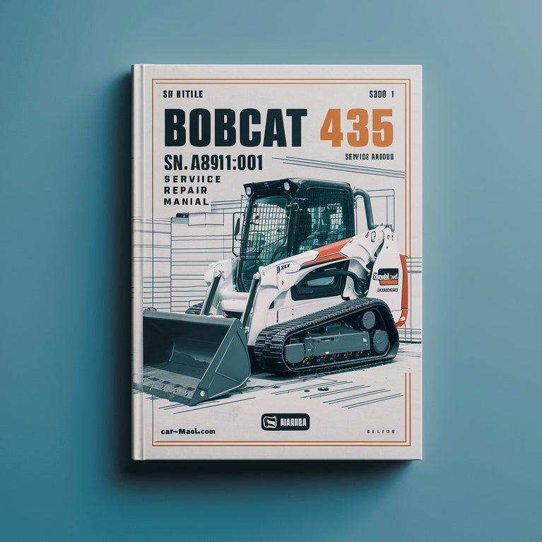 BOBCAT 435 Excavator SN AA8911001 & Above Service Repair Manual