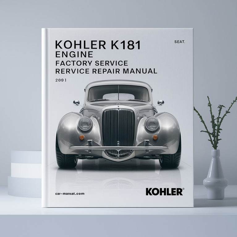 Manuel de réparation et d'entretien du moteur Kohler K181