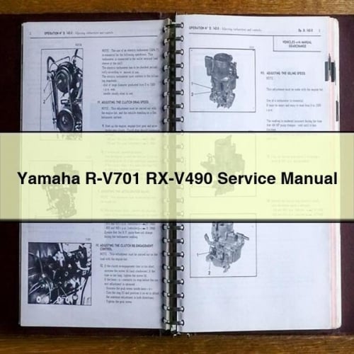 Yamaha R-V701 & RX-V490 Service Manual PDF