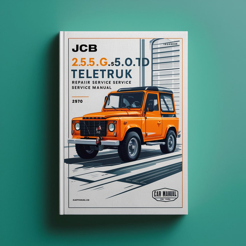 Manual de servicio y reparación de camiones teledirigidos Jcb 2.5D 2.5G 3.0G 3.0D 3.5D