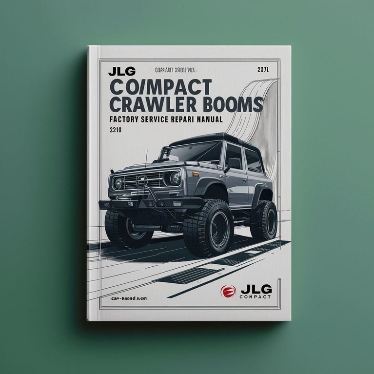 JLg Compact Crawler Booms X19J-X550AJ Factory Service Repair Manual