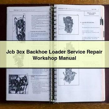 Jcb 3cx Backhoe Loader Service Repair Workshop Manual