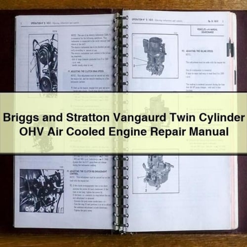 Manual de reparación del motor refrigerado por aire Briggs and Stratton Vangaurd Twin Cylinder OHV