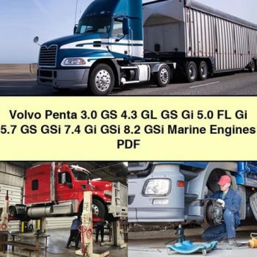 Moteurs marins Volvo Penta 3.0 GS 4.3 GL GS Gi 5.0 FL Gi 5.7 GS GSi 7.4 Gi GSi 8.2 GSi