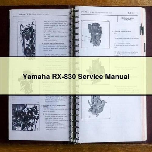 Yamaha RX-830 Service Manual PDF Download