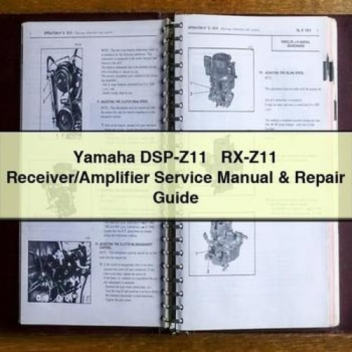 Yamaha DSP-Z11 & RX-Z11 Receiver/Amplifier Service Manual and Repair Guide