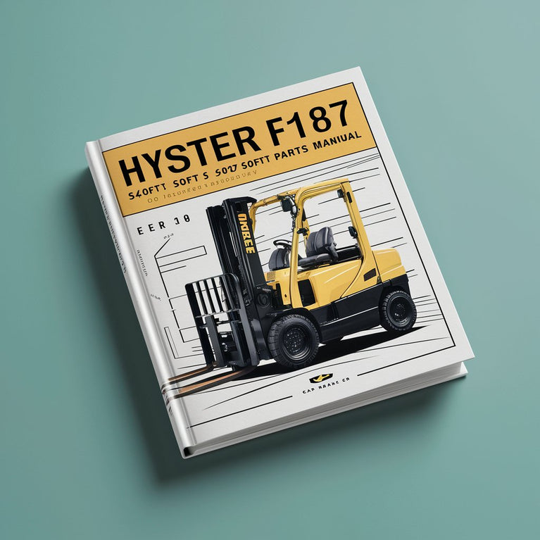 Hyster F187 (S40FT S50FT S60FT S70FT S55FTS) Forklift Parts Manual