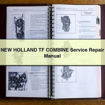 Manual de servicio y reparación de la cosechadora de cereales New Holland TF