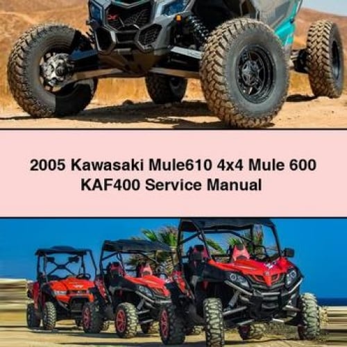 Kawasaki Mule 610 4x4 Service Manual (2005)