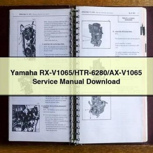 Yamaha RX-V1065, HTR-6280, AX-V1065 Service Manual PDF