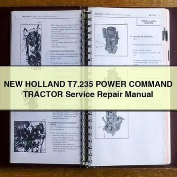 Manual de servicio y reparación del tractor New Holland T7.235 POWER Command