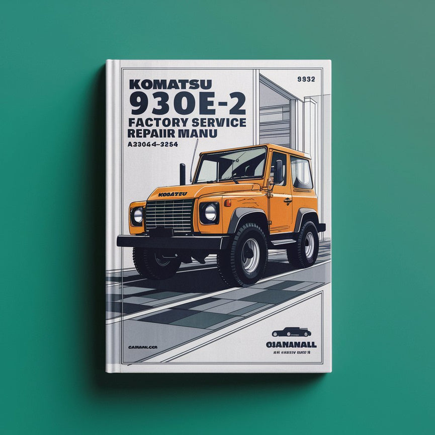 Komatsu 930E-2 Factory Service Repair Manual A30246-A30254