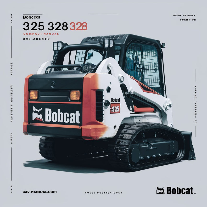 Bobcat 325 328 Compact Excavator Service Repair Manual + Operation & Maintenance Manual + Wiring & Hydraulic Schematic (325-S/N 234111001 & Above 328-S/N 2