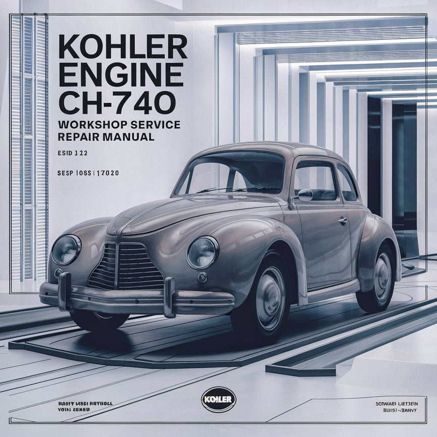 Manual de reparación y servicio del motor Kohler CH740