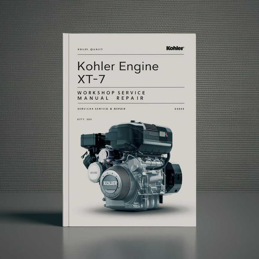 Manuel de réparation et d'entretien du moteur Kohler XT-7