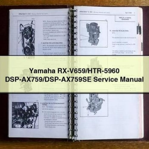 Yamaha RX-V659, HTR-5960, DSP-AX759, DSP-AX759SE Service Manual PDF