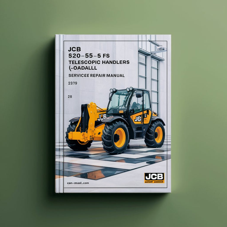 Manual de servicio de manipuladores telescópicos JCB 520-55 FS (LOADALL) SN 0279000-0280299