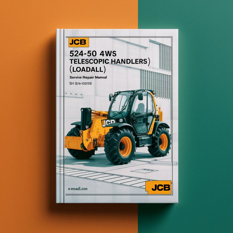 JCB 524-50 4WS TELESCOPIC Handlers (LOADALL) SN 1419150-1419999 Service Repair Manual