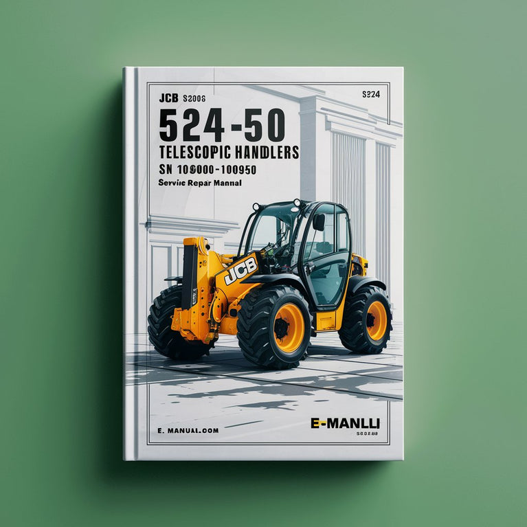 JCB 524-50 TELESCOPIC Handlers (LOADALL) SN 1068000-1069456 Service Repair Manual