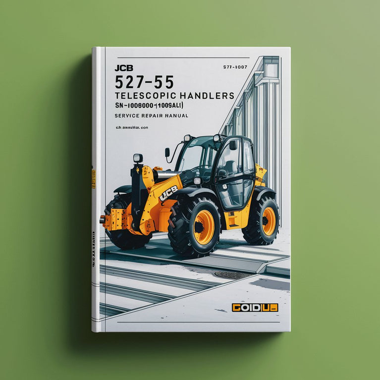 JCB 527-55 TELESCOPIC Handlers (LOADALL) SN 1068000-1069456 Service Repair Manual