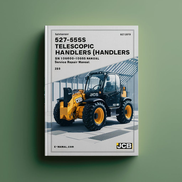 Manuel d'entretien des chariots télescopiques JCB 527-55S (LOADALL) SN 1068000-1069456