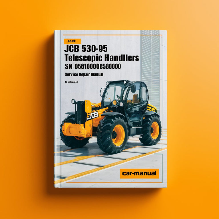 JCB 530-95 TELESCOPIC Handlers (LOADALL) SN 0561000-0580000 Service Repair Manual