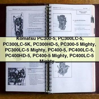 Komatsu PC300-5 PC300LC-5 PC300LC-5K PC300HD-5 PC300-5 Mighty PC300LC-5 Mighty PC400-5 PC400LC-5 PC400HD-5 PC400-5 Mighty PC400LC-5 Mighty Hydraulic Ex