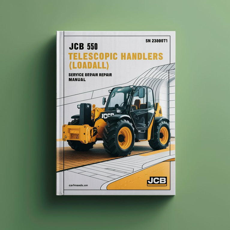 JCB 550-80 TELESCOPIC Handlers (LOADALL) SN 2330671-2332671 Service Repair Manual