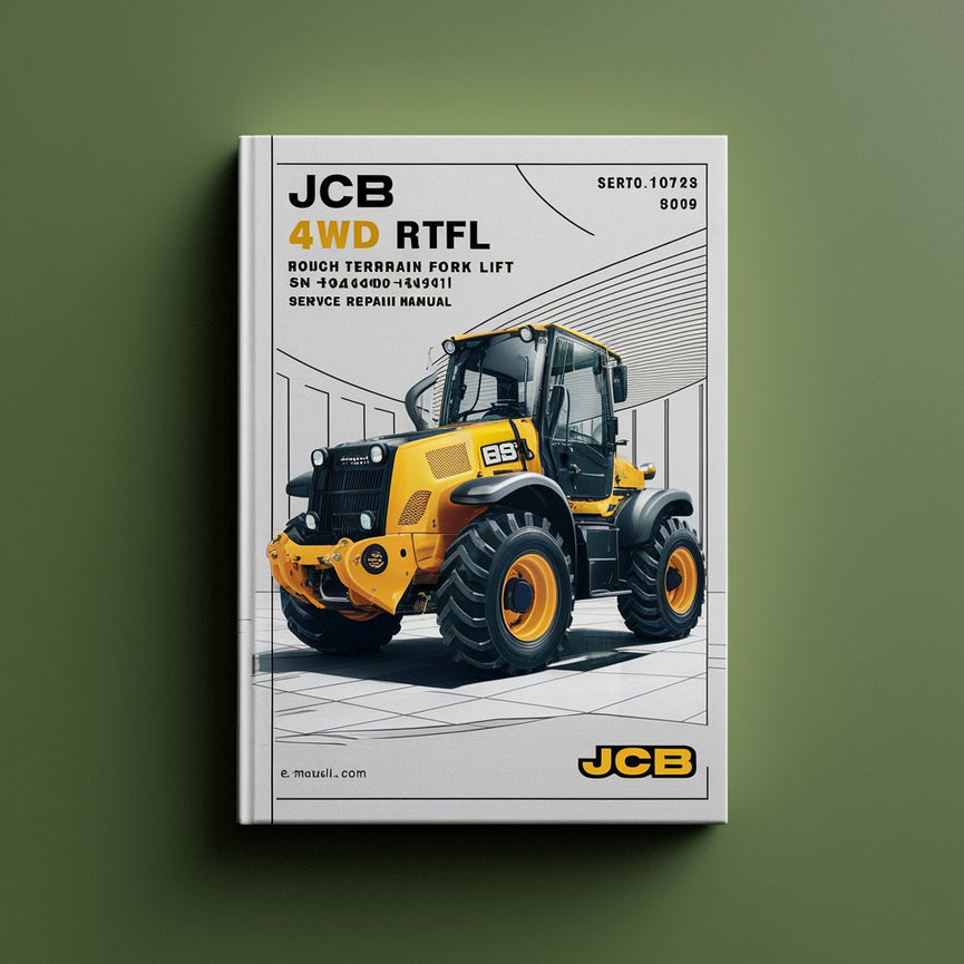 Manuel d'entretien JCB 940 4WD RTFL (élévateur à fourche tout terrain) SN 1484000-1484181