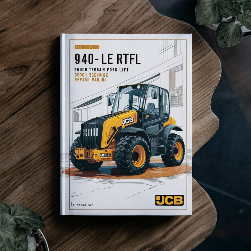 JCB 940-2 LE RTFL (ROUGH TERRAIN Fork LIFT) SN 0822000-0823755 Service Repair Manual