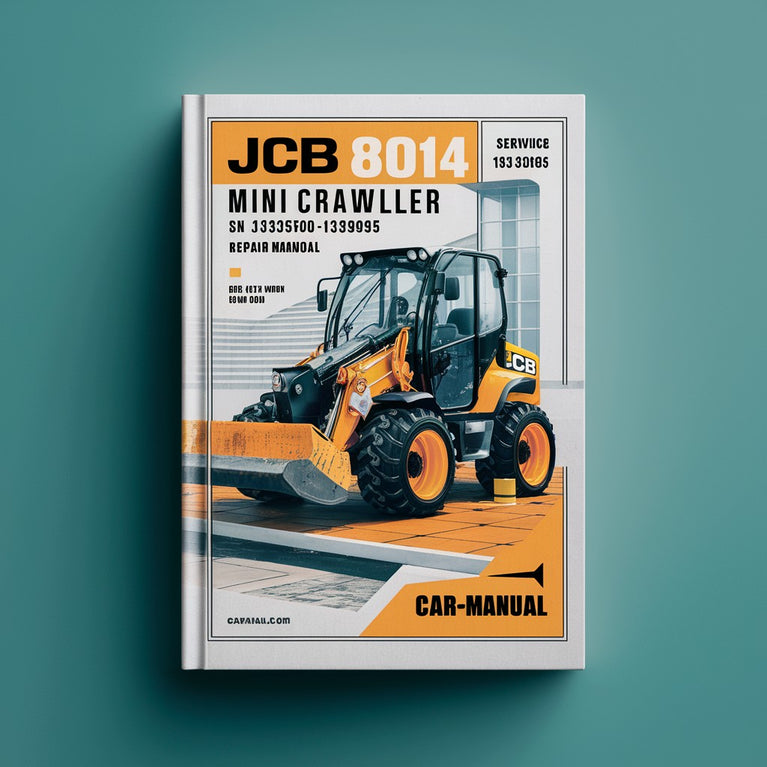 JCB 8014 Mini Crawler ExcavatorS SN 1392500-1393095 Service Repair Manual