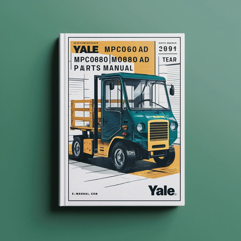 Yale MPC060AD MPC080AD (A898) Pallet Truck Parts Manual