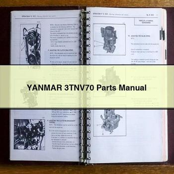 Manual de piezas de la máquina YANMAR 3TNV70