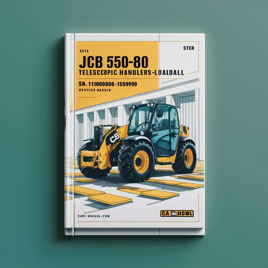 JCB 550-80 TELESCOPIC Handlers-LOADALL SN 1508000-1534999 Service Repair Manual