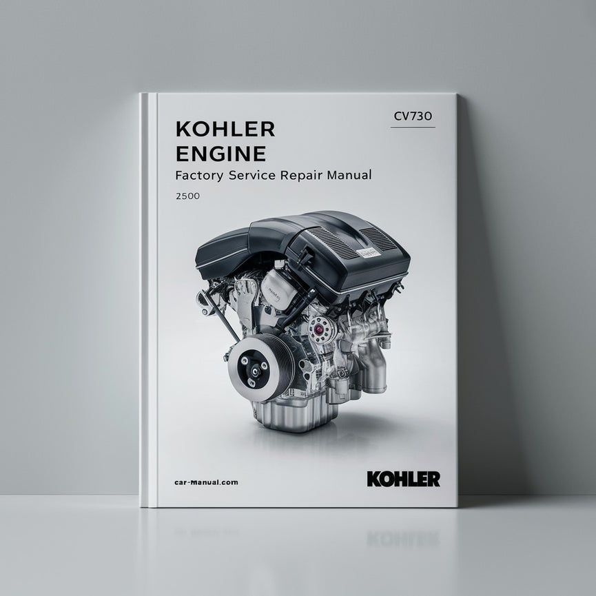 Manuel de réparation et d'entretien d'usine du moteur Kohler CV730