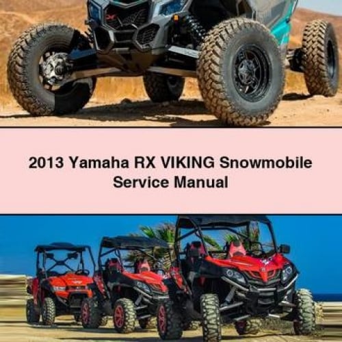 2013 Yamaha RX VIKING Snowmobile Service Manual PDF Download