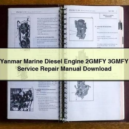 Manuel de réparation et d'entretien du moteur diesel marin Yanmar 2GMFY 3GMFY