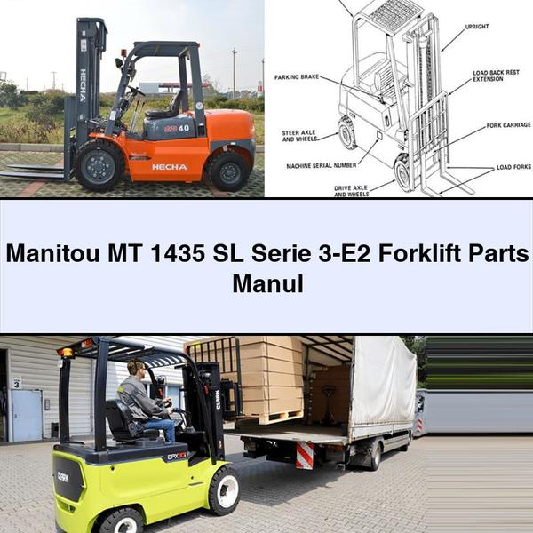 Manitou MT 1435 SL Serie 3-E2 Manul de recambios para carretilla elevadora