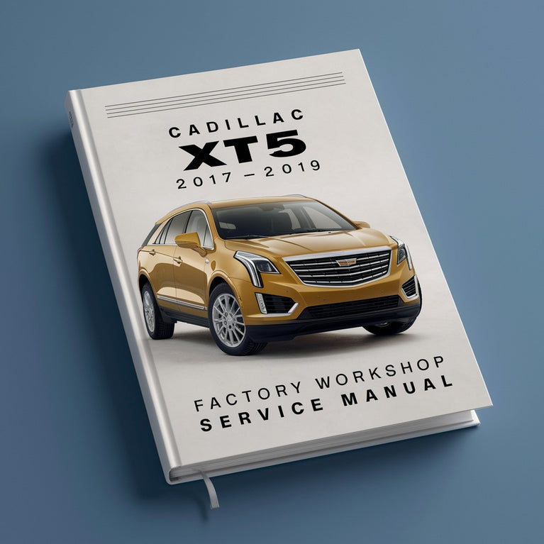 Manual de servicio del taller de fábrica Cadillac XT5 2017-2019