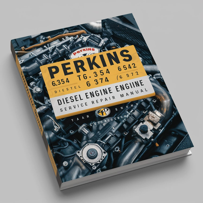 Manual de servicio y reparación de motores diésel Perkins 6.354 T6.354 6.3542 6.372