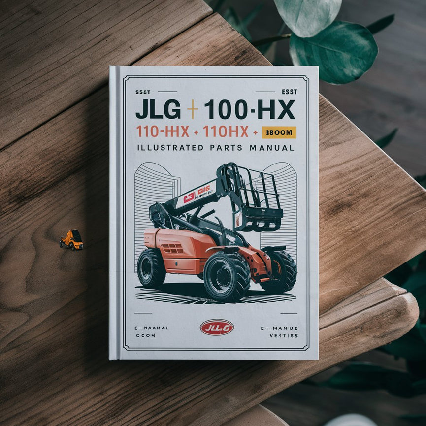 JLG 100HX 110HX 110HXER 100HX+6 Boom Lifts Illustrated Parts Manual (P/N 3120637)