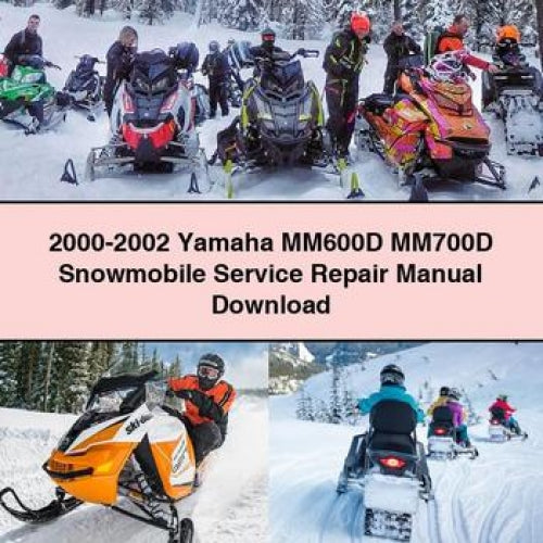 Yamaha MM600D & MM700D Snowmobile Service Repair Manual (2000-2002)